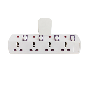 <strong>Universal</strong> 3/<strong>4</strong> Way T Shape <strong>Socket</strong> Multi Adaptor Extension Plug with 3/<strong>4</strong> Outlets Plastic <strong>AC</strong> Plug with <strong>Socket</strong> - Product Image 6