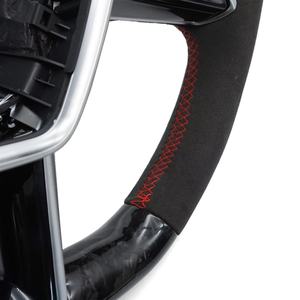 Volant en carbone forgé de qualité supérieure avec Alcantara pour <span class=keywords><strong>Audi</strong></span> A4 S4 B8 S3 8V S7 RS7 SQ7 8S C8 - Product Image 6