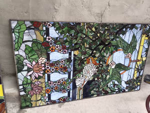 Vitrail Tiffany personnalisé de style européen en verre massif pour église, grande taille, double taille - Product Image 6