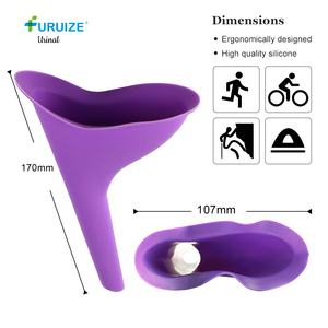 Urinoir en silicone souple réutilisable Furuize, unisexe, portable, pour les voyages, le camping, la voiture, la maison, les personnes âgées, les patients, l'extérieur - Product Image 3