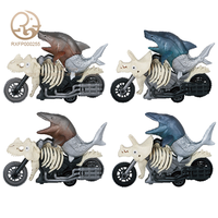 Nouveau design de jouet de moto T-Rex en plastique véhicule animal inertiel jouet pour garçons enfants modèle de voiture camion jouet