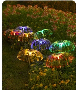 6W RGB một kéo của bốn sợi năng lượng mặt trời sứa Đèn Ngoài Trời IP65 không thấm nước năng lượng mặt trời cỏ đèn đầy màu sắc năng lượng mặt trời sân - Product Image 2