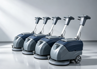IronBee J25 Nettoyeur de sols portatif autopropulsé à pousser, mini autolaveuse compacte avec certification CE