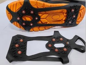 <span class=keywords><strong>Crampons</strong></span> antidérapants en caoutchouc légers et durables unisexes 2025 avec pointes à glace pour la <span class=keywords><strong>marche</strong></span> hivernale et la pêche sur glace - Product Image 4