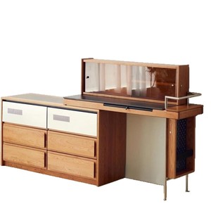 Dressing <b>Table</b> And Drawer Unit In Cherry Wood With Storage For Bedroom Use - Product Image 5
