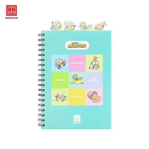 Cuaderno de Tapa Dura con Espiral y Índice, con Cubierta de Papel, Ilustraciones Coloridas con Licencia, Fácil Navegación por Páginas, Diseño de Escritura Claro - Product Image 1