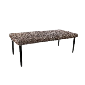 Modern Outdoor Synthetic Rattan Bench Minimalist Garden PE Wicker Coffee <b>Table</b> Durable Patio Leisure Weaved Long <b>Stool</b> Furniture - Product Image 1