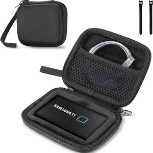 Estuche Rígido para Disco Duro de EVA Impermeable OEM ODM, Carcasa Negra, Compacta, Conveniente, Elegante, de Alta Calidad, para Almacenamiento de Cables Electrónicos - Product Image 1