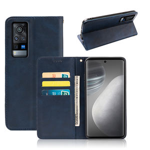 Vivo impermeable X60 Pro billetera de piel de becerro envío rápido Color sólido magnético funda para teléfono móvil peso ligero modelo Max - Product Image 1