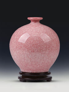 แจกันเซรามิคลายคราม Jingdezhen มีดีไซน์แบบโบราณดีไซน์เรียบง่ายทันสมัยสำหรับห้องนั่งเล่นของตกแต่งตู้ทีวี - Product Image 1