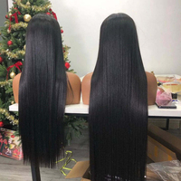 Perruque Lace Front HD 13x6 sans colle, cheveux humains vietnamiens bruts doublement étirés, ultra-lisses, densité 250%, Ombré Brun, Vente en gros
