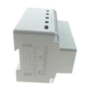 Ba Giai Đoạn Bốn Dây 7P Wifi DIN Đường Sắt Thông Minh Năng Lượng Meter Với Relay Có Thể Sử Dụng Ứng Dụng Cho Từ Xa Đọc Và Điều Khiển