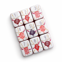 Jeu d'échecs de luxe en acrylique style moderne, tuiles de mahjong américaines, 7 couches, pour le divertissement - Vente chaude