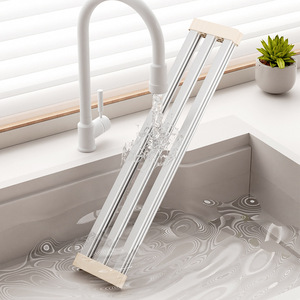 Folding Draining Rack L Size For Kitchen Sink Vegetable Washing Dish Drying - Product Image 4