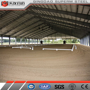 Edificios Prefabricados de Acero, Estructura de Acero, Pista de Equitación Interior, Edificio en <span class=keywords><strong>Venta</strong></span>, Establos Preconstruidos, Establos para <span class=keywords><strong>Caballos</strong></span> - Product Image 4