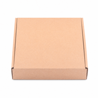 Boîte d'expédition en carton ondulé, boîte à courrier en kraft, robuste, pliable, personnalisée, imprimée, recyclable pour l'emballage d'électronique e-commerce