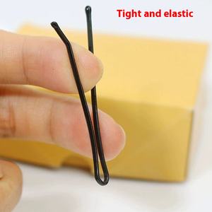 In acciaio inossidabile nero curvato molletta laterale multiuso frangetta fissa trucco acconciatura per occasioni di festa - Product Image 5