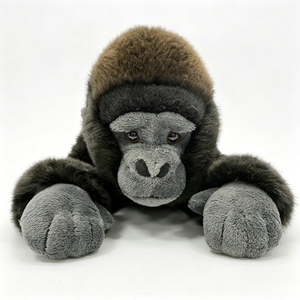 Peluche Gorille Personnalisée en Gros, Jouet en Peluche Réaliste Gorille Argenté pour Enfants et Décoration - Product Image 1