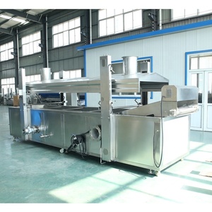 Friteuse à bande transporteuse automatique continue pour la fabrication de gari au Ghana, machine à frites de pommes de terre, prix <span class=keywords><strong>McDonald</strong></span>'s - Product Image 4