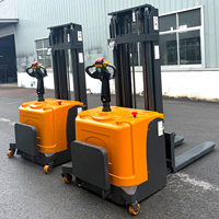 Gerbeur entièrement électrique chariot élévateur matériel auto-chargement et déchargement gerbeur 1.5ton 2ton semi-électrique palette empileur chariot élévateur