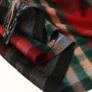 צעיף צמר מרינו עם ציסל צמר גפן סקוטיבן חם חורף רך 70*210 ס "מ תווית מותאמת אישית - Product Image 5
