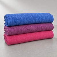 Tissu micro polaire cationique 305GSM 150D 144F 160cm de large, brossé double face, anti-boulochage double face, teint