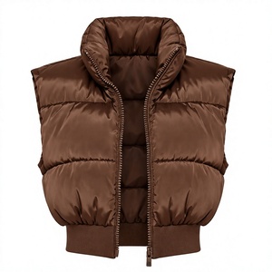 Top Selling Trendy Custom <b>Women</b> Puffer Ladies Jackets Coats <b>Vest</b> <b>Down</b> Coats Plus Size <b>Women's</b> Winter Fashion Puffer <b>Vest</b> <b>Women</b> - Product Image 1