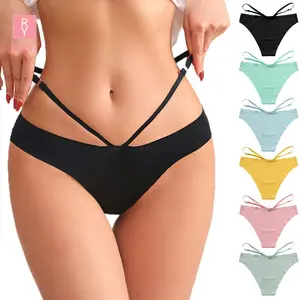 RUIYI Quick Dry Sports spurlose Höschen Eis Seide Baumwolle Schritt Unterwäsche sexy Yoga Unterhose für Frauen