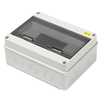 QHECO Boîtier de distribution électrique industriel étanche en ABS/PC, basse tension 220V/380V, pour intérieur et extérieur