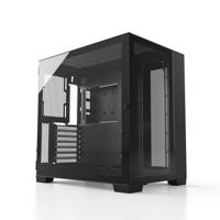 Gabinete para Computadora SAMA de 360 mm con Radiador, Torres con Doble Panel de Vidrio Templado o Malla para Juegos