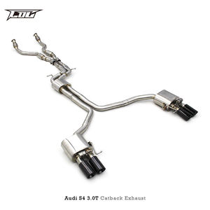 ท่อไอเสียแบบ Catback พร้อมวาล์ว OEM สำหรับ Audi S4/S5 B8 B8.5 3.0T ระบบวาล์วทรอนิกส์ Boska ผลิตจากสแตนเลส 304 พร้อมระบบควบคุม - Product Image 5