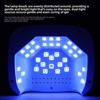 Nouvelle Lampe UV LED Professionnelle Haute Puissance à Quatre Niveaux de Réglage pour Séchage des Ongles, Source Lumineuse LED, Lampe à Ongles UV LED à Brancher pour Salons de Manucure