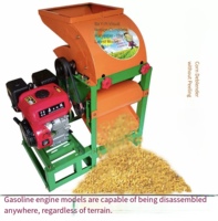 Vente directe d'usine Machine à décortiquer le maïs automatique Électrique et à essence Batteuse à maïs pour la transformation des aliments Pas besoin de peler