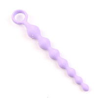 Vente en gros YingFeiNi Plug anal en silicone imperméable et écologique pour hommes et femmes - Perles souples et dilatateur - Jouet sexuel pour adultes pour débutants