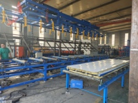 Carrelage faisant la machine de panneau sandwich pu Pir automatisation de la machine de panneau sandwich Pu ligne de panneau sandwich en polyuréthane usine dixin