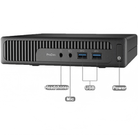 Mini PC de bureau Barebone Tiny ProDesk 400 G2 6ème génération, propre, sans rayures, grade A, testé et fonctionnel