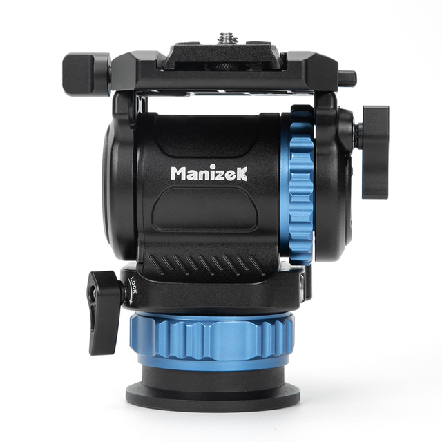 Professional Heavy-Duty Aluminum Alloy Fluid Head for Camera Tripod