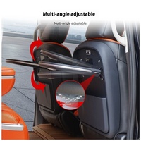 Table pliante de luxe pour voiture, accessoires de modification intérieure en métal et ABS pour le carnaval, avec tension 12V