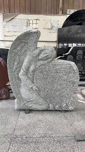 Monumento e Lapide all'Ingrosso, Nuovo Design Angelo dell'Amore, Lapide in Granito Scolpita a Mano - Product Image 6