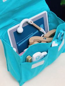 17 Pièces Ensemble Enfants En <span class=keywords><strong>Bois</strong></span> <span class=keywords><strong>Mallette</strong></span> de Docteur Jeu de Rôle Semblant <span class=keywords><strong>Jouet</strong></span> Ensemble Comprend Stéthoscope Otoscope Et Miroir Dentaire Médecin Cosplay - Product Image 3