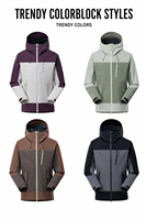 Veste imperméable coupe-vent à 3 couches pour l'hiver, unisexe, pour la randonnée et l'alpinisme
