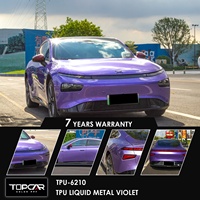 Rouleaux de film vinyle TPU violet Pinot Noir en gros d'usine, auto-réparant et changeant de couleur, film PPF pour la protection de la peinture automobile