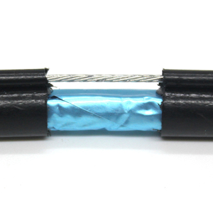 <strong>CAT6</strong> FTP 4 Pairs 23AWG 0.56mm Solid Pure Copper with Steel Messenger PE Jacket Outdoor Aerial Network <strong>Cable</strong> - Product Image 4