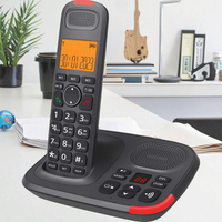 Ponsel suara langsung dari pabrik DECT jarak jauh 16 bahasa TAM Terminal nirkabel tetap Digital Standby lama