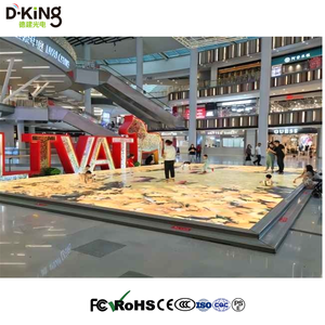 Pantalla LED interactiva para suelo P3.91, pantalla LED de 3840Hz, 500*1000mm, gabinete de chapa metálica, paneles LED para escenarios y exposiciones - Product Image 6