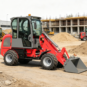 Mini-chargeuse sur pneus haute efficacité Euro V, capacité <span class=keywords><strong>1000</strong></span> kg, pour travaux agricoles et de construction, importée de Chine - Product Image 5