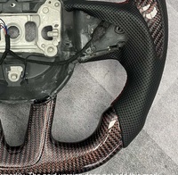 Volant de direction en fibre de carbone personnalisé de luxe pour Dodge Charger Challenger SRT Hellcat, accessoires intérieurs pour voitures sport, fabrication en usine