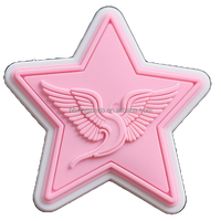 Patchs en PVC en caoutchouc de silicone 3D personnalisés, pas de commande minimum, patchs de logo en relief souples pour vêtements, chapeaux, uniformes