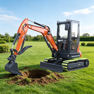 Mini-excavatrice sur chenilles hydraulique de 3,5 tonnes certifiée EPA CE, petite pelle pour travaux de construction, aménagement paysager et déplacement de terre - Product Image 6
