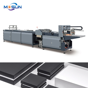 Machine à coller automatique JS-600A, machine à fabriquer des boîtes en <span class=keywords><strong>papier</strong></span>, alimentation automatique par aspiration pour boîtes en <span class=keywords><strong>papier</strong></span> rigide - Product Image 1